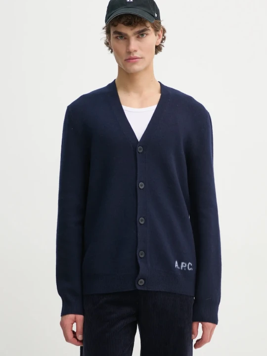 Zdjęcie produktu A.P.C. kardigan wełniany kenny