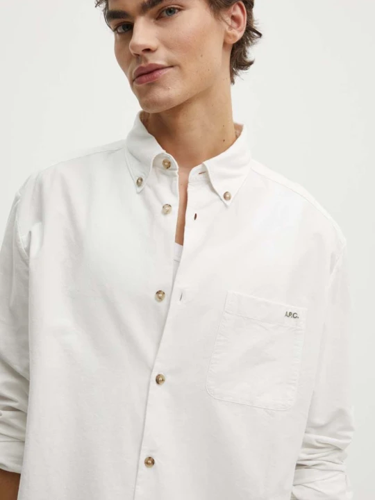 Zdjęcie produktu A.P.C. koszula bawełniana Chemise Mateo Logo