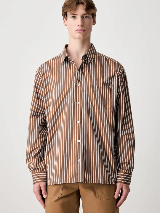 Zdjęcie produktu A.P.C. Malo Logo koszula bawełniana męska