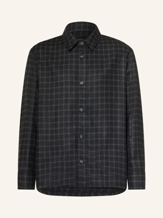 Zdjęcie produktu A.P.C. Koszula Flanelowa Bobby Comfort Fit schwarz