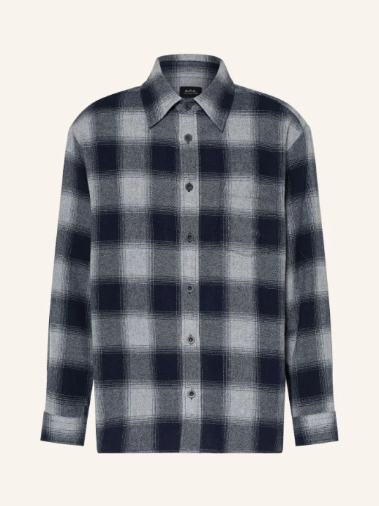 Zdjęcie produktu A.P.C. Koszula Flanelowa Malaury Comfort Fit grau szary