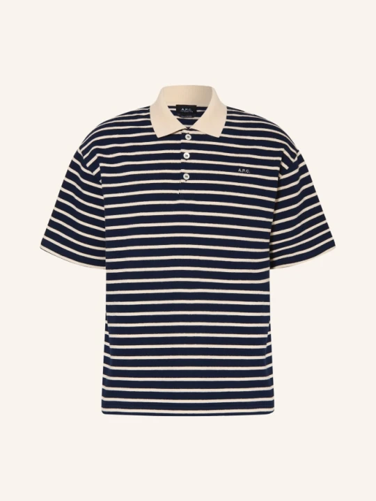 Zdjęcie produktu A.P.C. Koszulka Polo Z Dżerseju blau