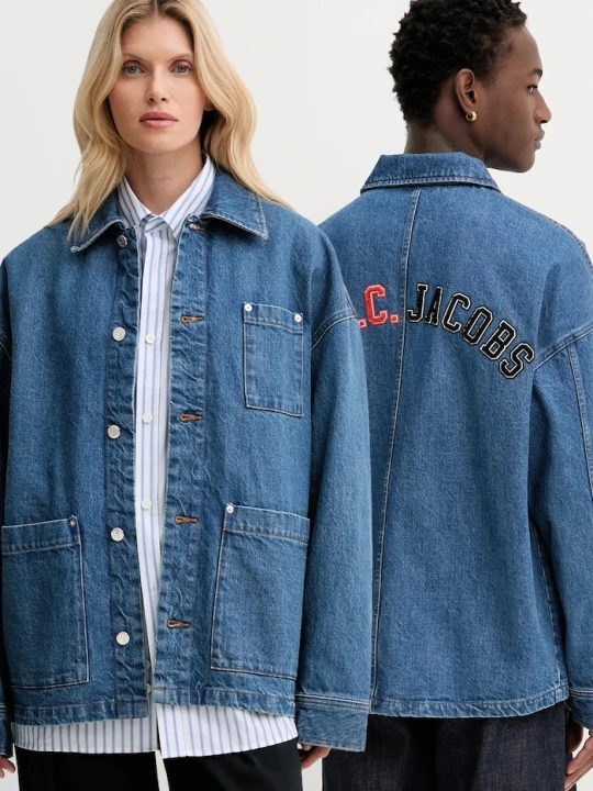 Zdjęcie produktu A.P.C. kurtka jeansowa bawełniana x MARC JACOBS niebieski