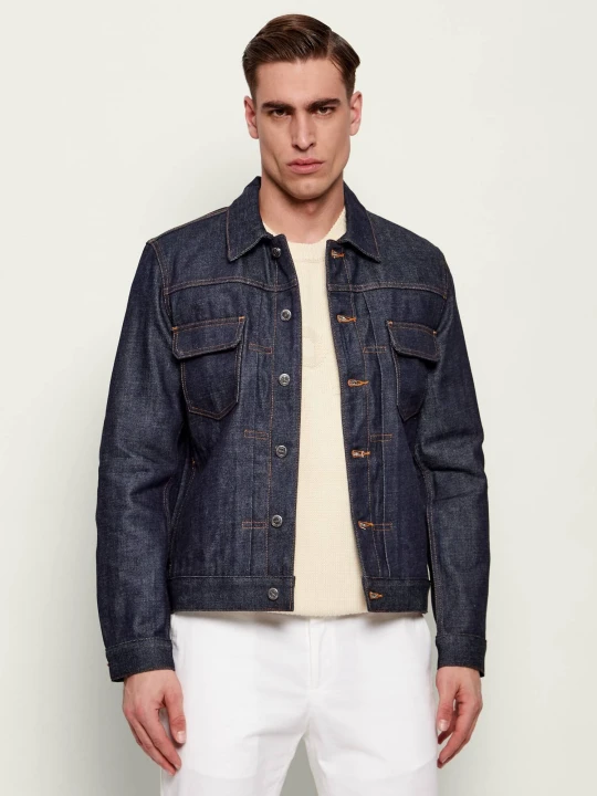 Zdjęcie produktu A.P.C. Kurtka jeansowa | Slim Fit granatowy