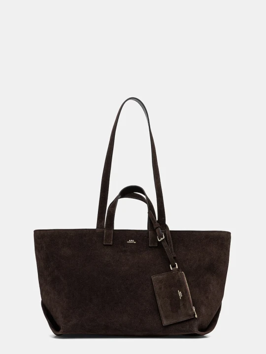 Zdjęcie produktu A.P.C. LE DRUMMER torebka shopper damska zamszowa