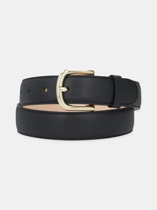 Zdjęcie produktu A.P.C. pasek skórzany ceinture rose czarny