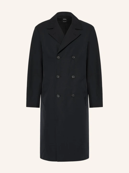 Zdjęcie produktu A.P.C. Płaszcz Croisé blau GRANATOWY