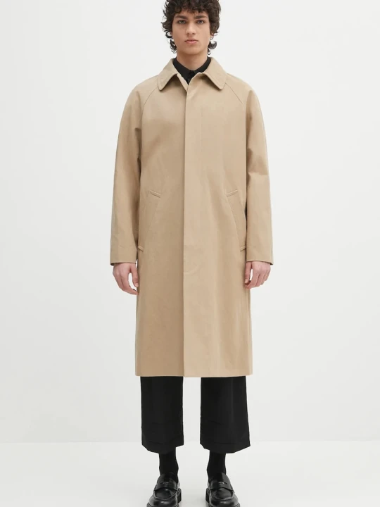 Zdjęcie produktu A.P.C. płaszcz z domieszką lnu Mac Edouard