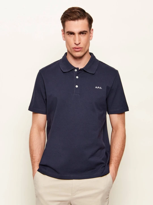 Zdjęcie produktu A.P.C. Polo GOTS | Regular Fit granatowy