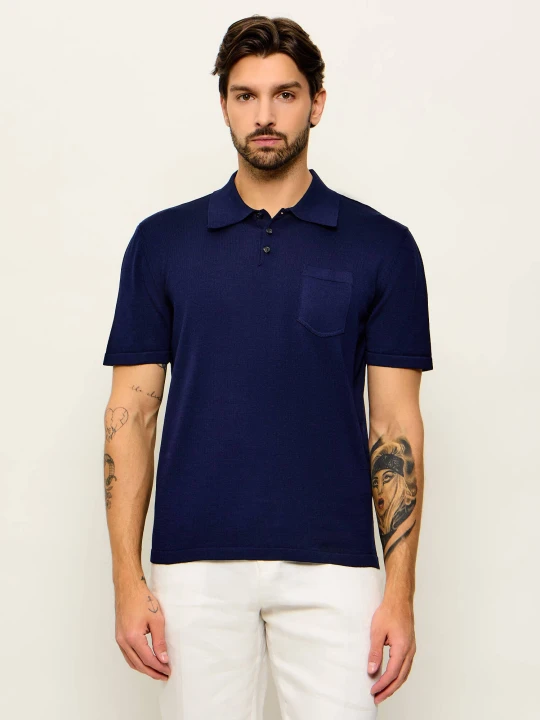 Zdjęcie produktu A.P.C. Polo | Regular Fit granatowy