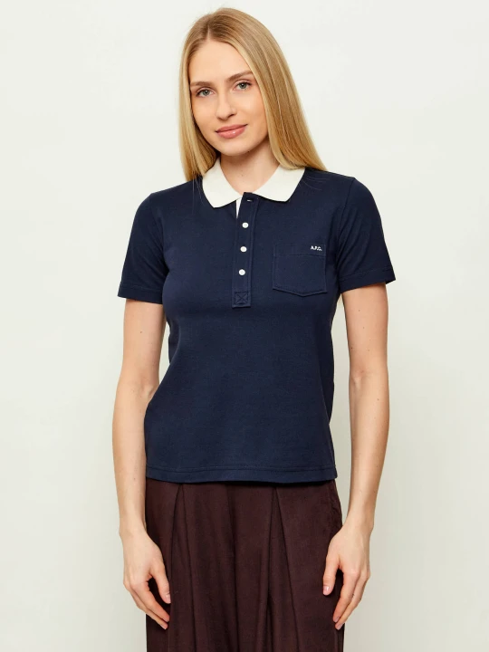 Zdjęcie produktu A.P.C. Polo | Regular Fit granatowy