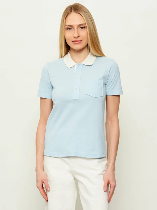 Zdjęcie produktu A.P.C. Polo | Regular Fit błękitny