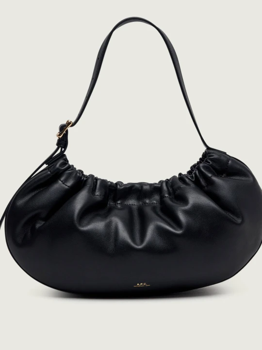 Zdjęcie produktu A.P.C. Skórzana torebka na ramię Sac Ninon czarny
