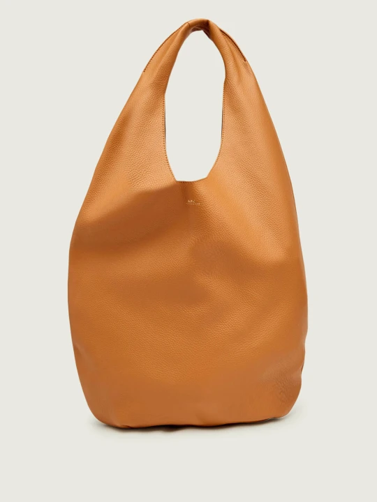 Zdjęcie produktu A.P.C. Skórzane hobo Le Neige camel