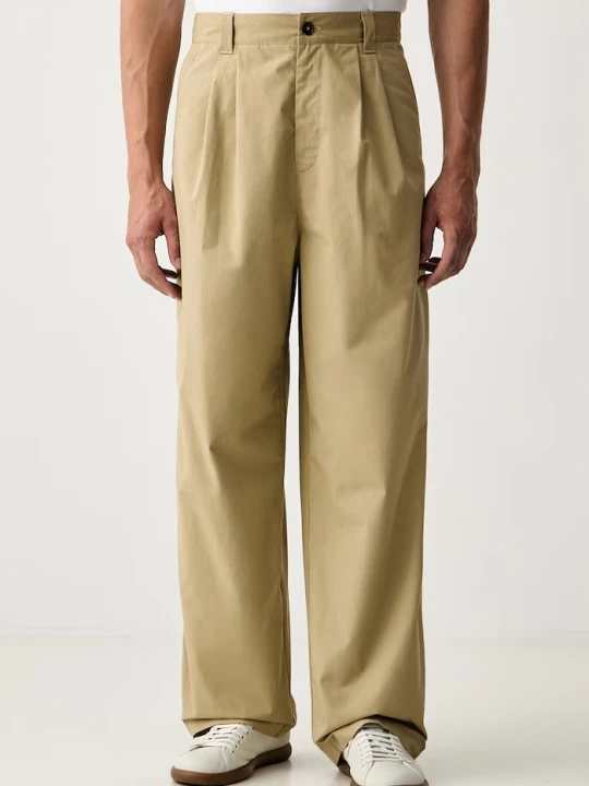 Zdjęcie produktu A.P.C. spodnie męskie bawełniane pantalon ricky beżowy