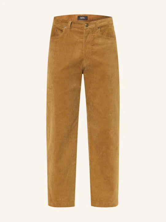 Zdjęcie produktu A.P.C. Spodnie Sztruksowe Achille Regular Fit braun KONIAKOWY