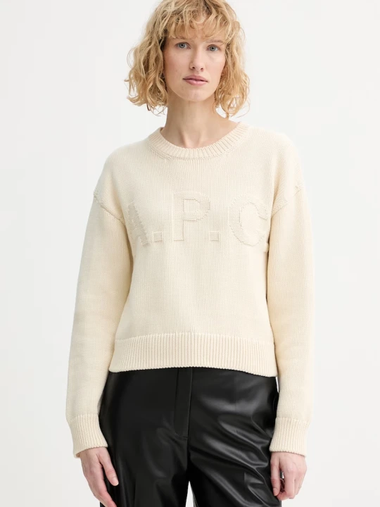Zdjęcie produktu A.P.C. sweter bawełniany PULL TIAGO F