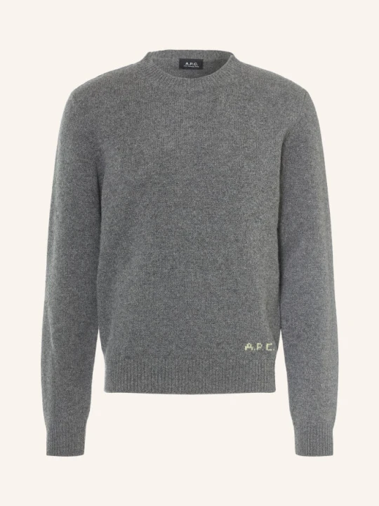 Zdjęcie produktu A.P.C. Sweter Edmond grau CZIEMNOSZARY