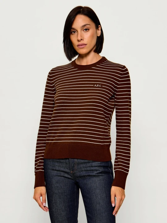 Zdjęcie produktu A.P.C. Sweter | Regular Fit brązowy