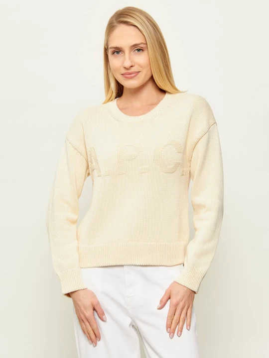 Zdjęcie produktu A.P.C. Sweter Tiago F | Regular Fit kremowy