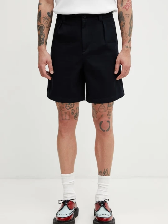Zdjęcie produktu A.P.C. szorty męskie bawełniane granatowy