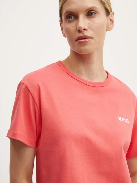 Zdjęcie produktu A.P.C. t-shirt bawełniany t-shirt boxy petit vpc