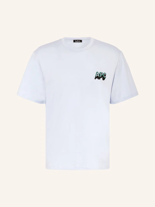 Zdjęcie produktu A.P.C. T-Shirt blau JASNONIEBIESKI