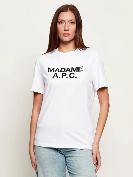 Zdjęcie produktu A.P.C. T-shirt Madame | Straight fit biały