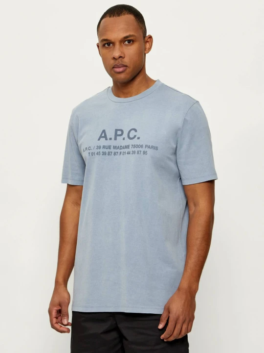 Zdjęcie produktu A.P.C. T-shirt | Regular Fit niebieski