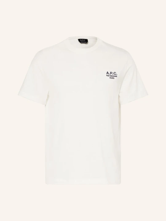 Zdjęcie produktu A.P.C. T-Shirt weiss KREMOWY