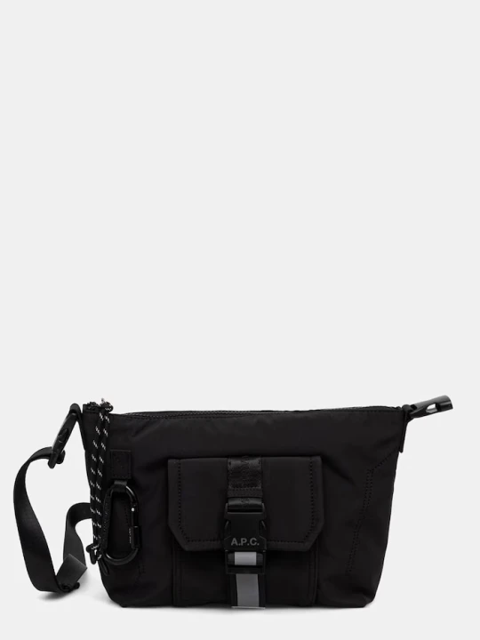 Zdjęcie produktu A.P.C. torebka crossbody damska Besace Trek czarny
