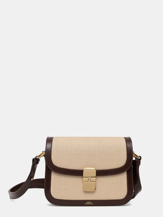 Zdjęcie produktu A.P.C. torebka crossbody damska SAC GRACE SMALL beżowy
