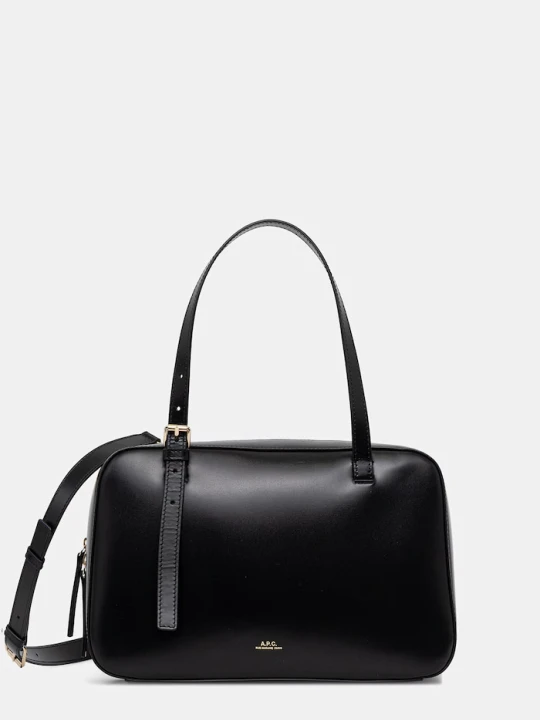 Zdjęcie produktu A.P.C. torebka crossbody damska skórzana SAC VIRGINIE BOX czarny
