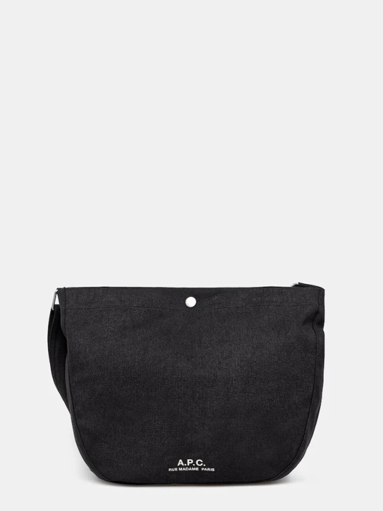 Zdjęcie produktu A.P.C. torebka shopper damska Besace Journal czarny