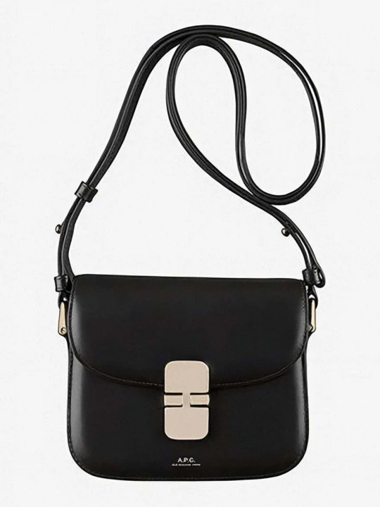 Zdjęcie produktu A.P.C. torebka skórzana A.P.C. Sac Grace Mini PXBMW-F61515 BLACK