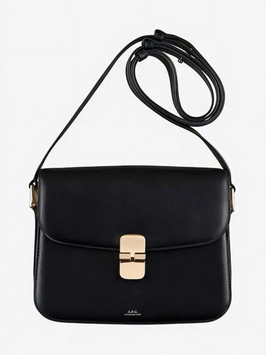 Zdjęcie produktu A.P.C. torebka skórzana Sac Grace Small czarny