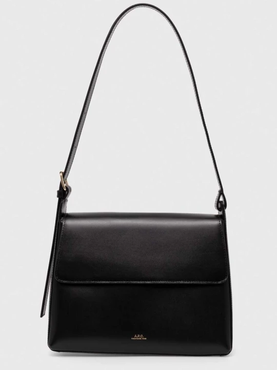 Zdjęcie produktu A.P.C. Sac Virginie Flap torebka damska skórzana