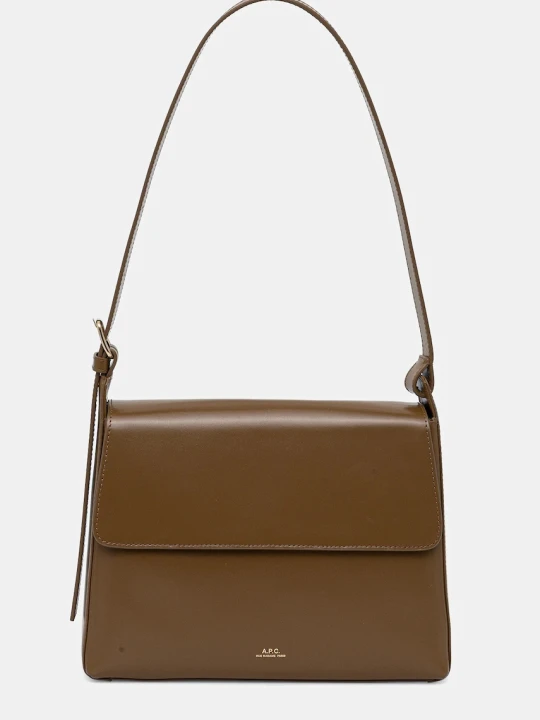 Zdjęcie produktu A.P.C. Sac Virginie Flap torebka damska skórzana