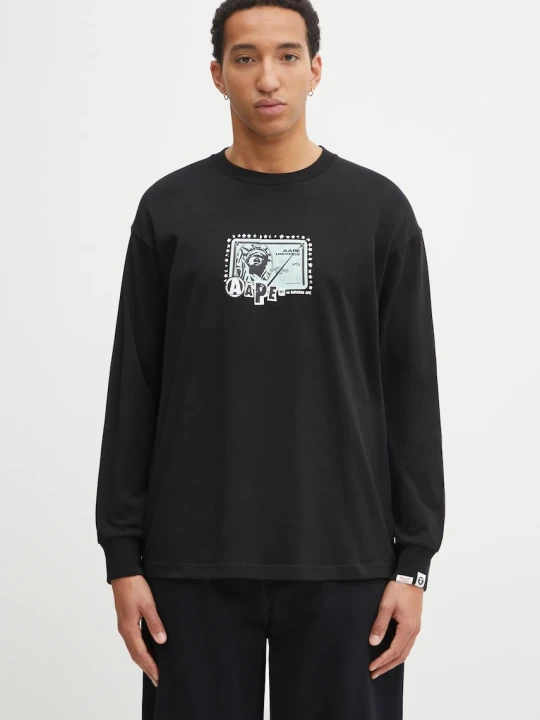 Zdjęcie produktu AAPE longsleeve bawełniany Theme Main