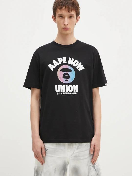 Zdjęcie produktu AAPE t-shirt bawełniany Moon Face Logo