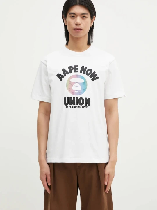Zdjęcie produktu AAPE t-shirt bawełniany Moon Face Logo