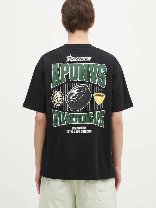 Zdjęcie produktu AAPE t-shirt bawełniany Moon Face Logo
