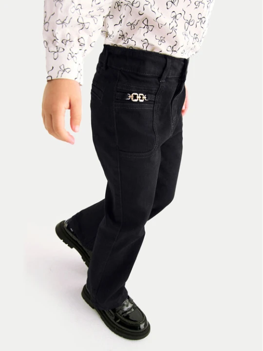 Zdjęcie produktu Abel & Lula Jeansy 5721 Czarny Flare Fit