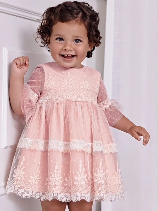 Zdjęcie produktu Abel & Lula Sukienka elegancka 5014 Różowy Regular Fit