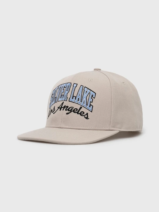 Zdjęcie produktu Abercrombie & Fitch czapka z daszkiem z domieszką wełny szary