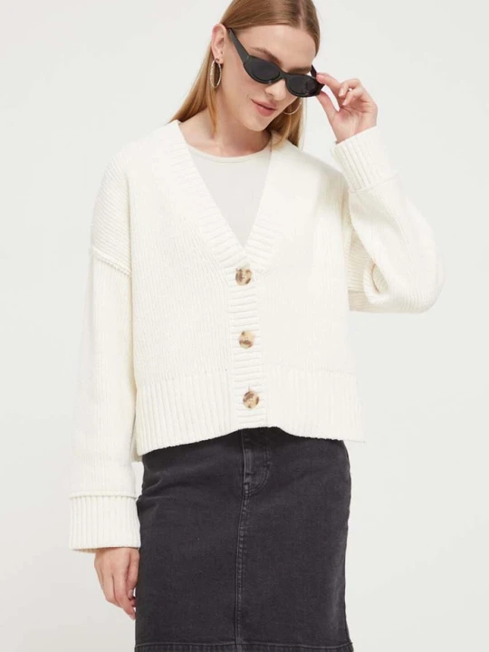 Zdjęcie produktu Abercrombie & Fitch kardigan beżowy