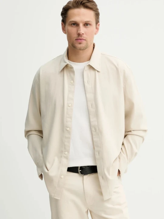 Zdjęcie produktu Abercrombie & Fitch koszula beżowy