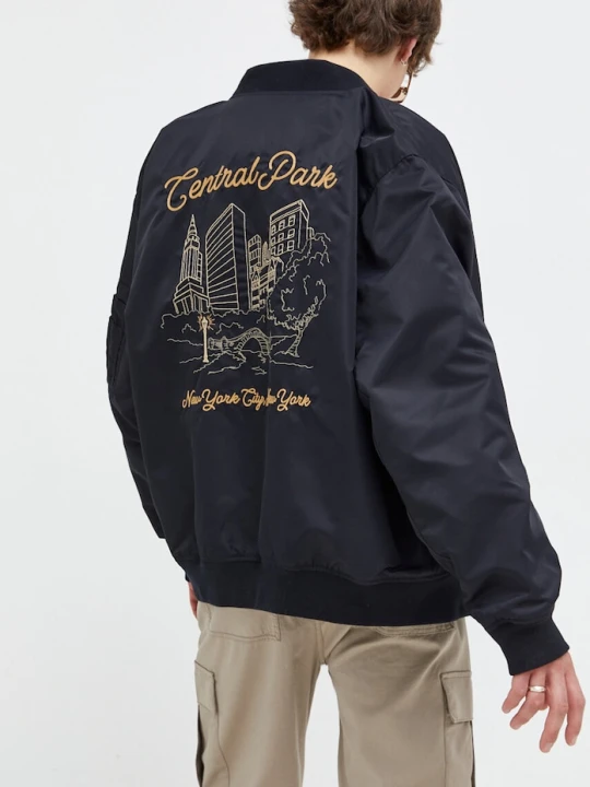 Zdjęcie produktu Abercrombie & Fitch kurtka bomber czarny