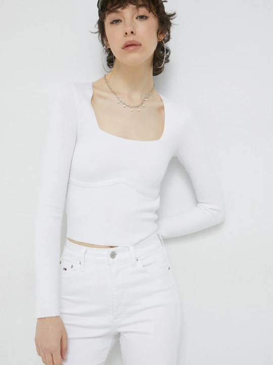 Zdjęcie produktu Abercrombie & Fitch sweter biały