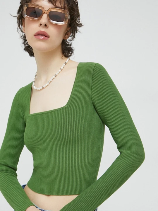 Zdjęcie produktu Abercrombie & Fitch sweter zielony